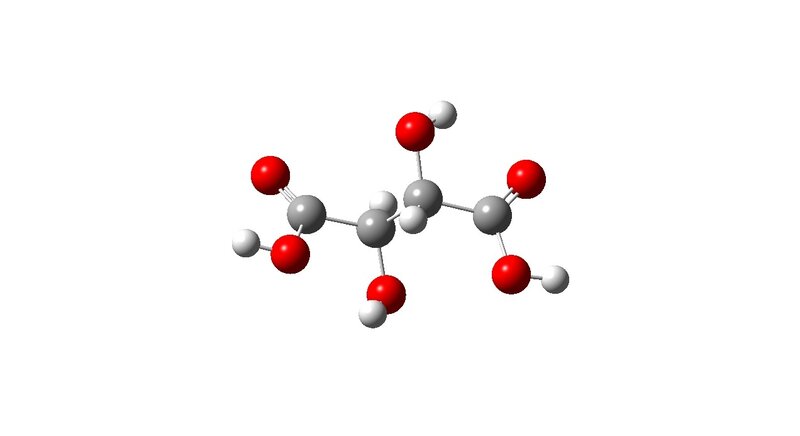 molecular structure of tartaric acid