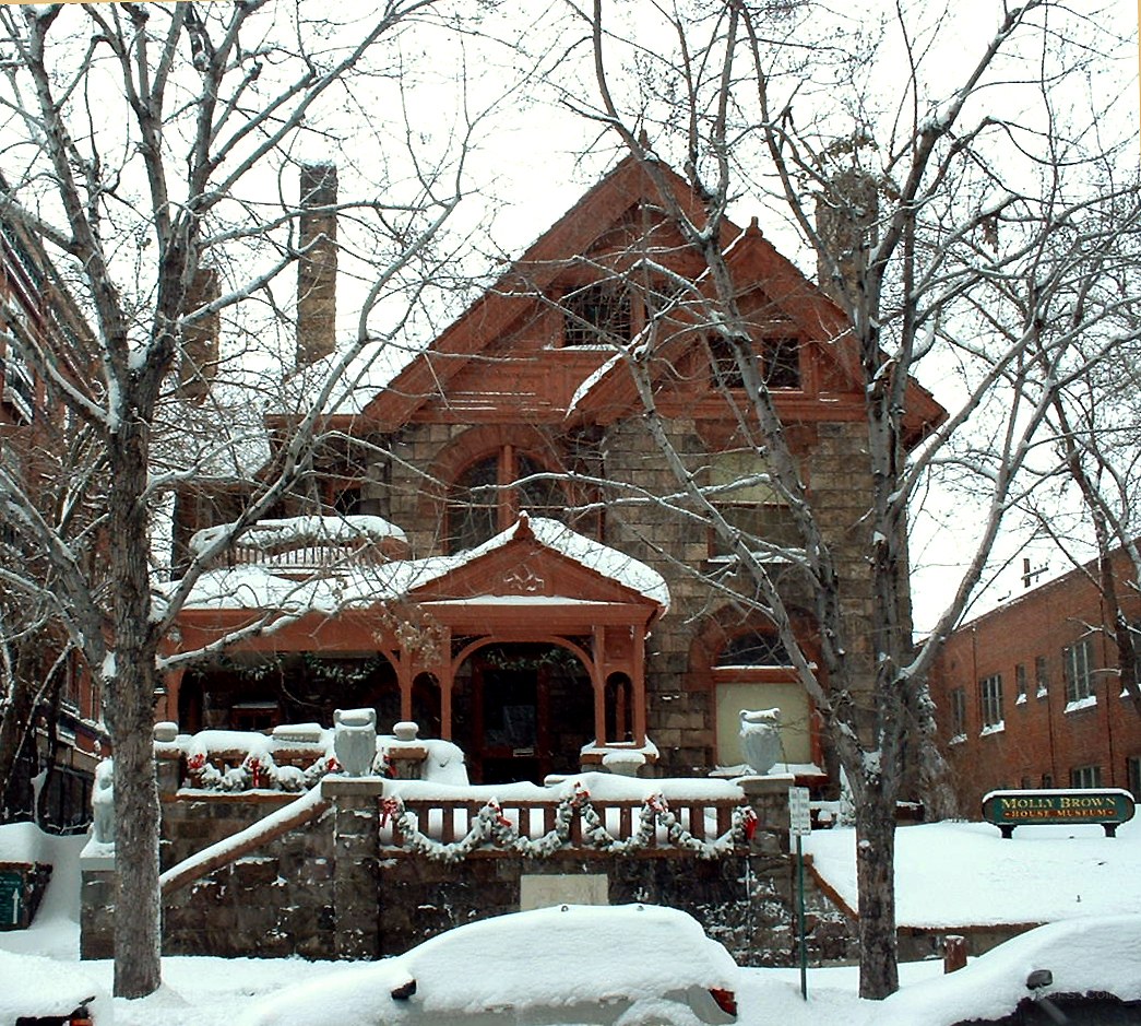 Molly Brown House in winter