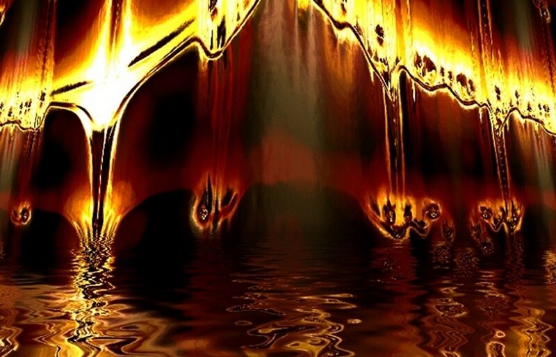 Molten Gold Dripping