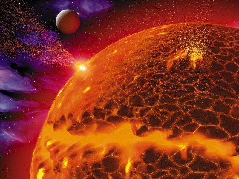 Molten Planet Surface