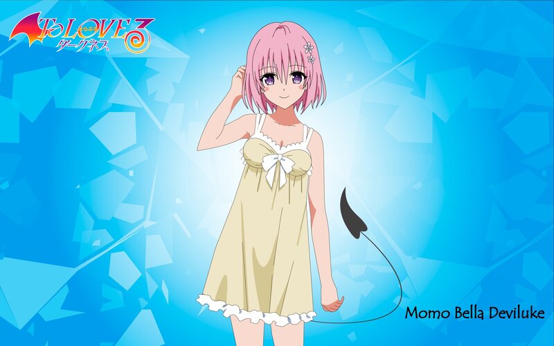Momo Bella Devi in a dress