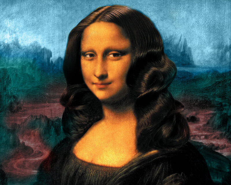 Mona Lisa portrait
