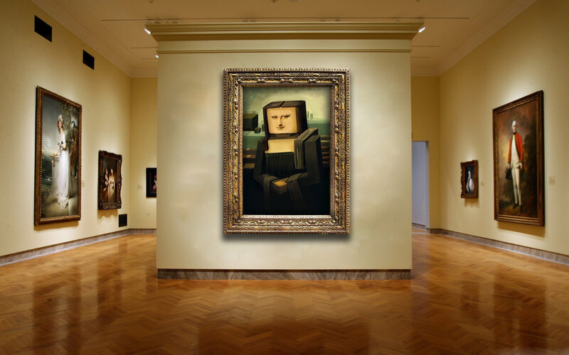 Mona Lisa TV Painting