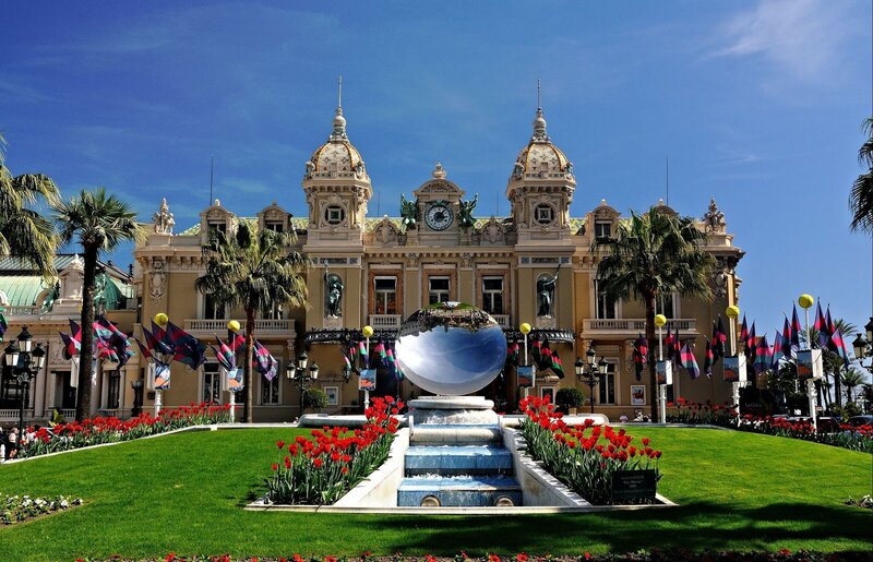 Monaco Casino and Fountain