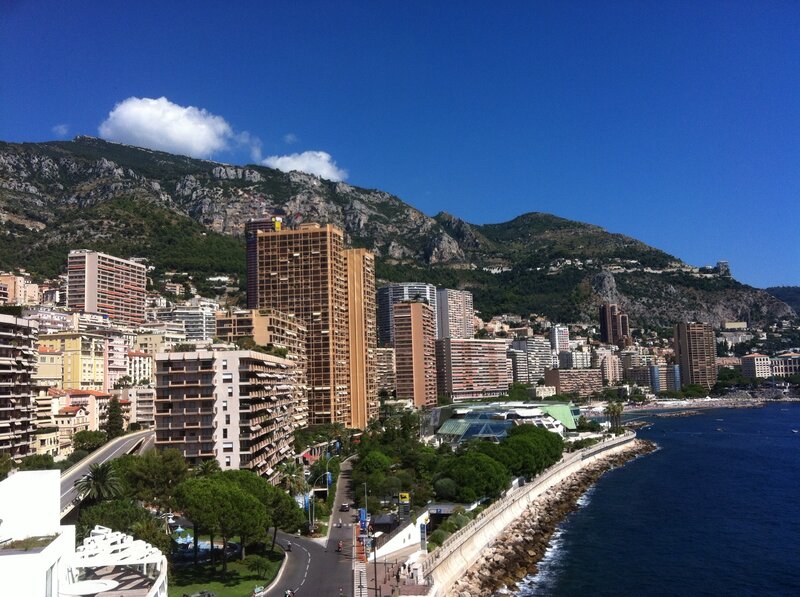 Monaco Cityscape — Blue, Serene, Afternoon