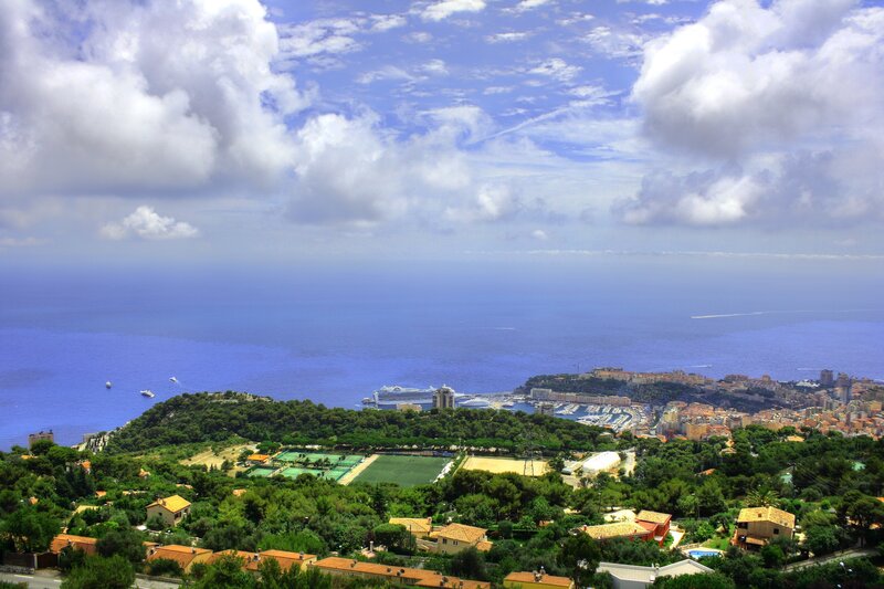 Monaco coastal view