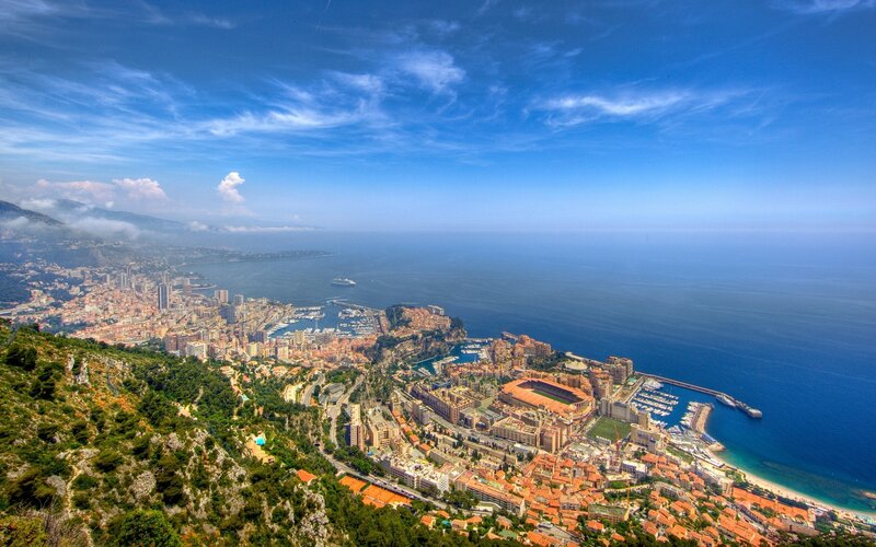 Monaco from a high vantage point