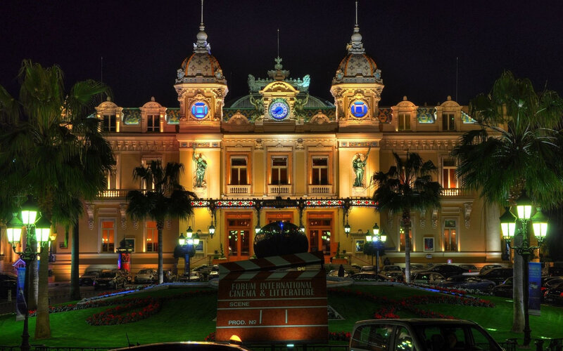 Monaco Palace at Night