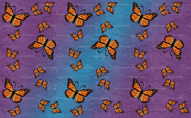 Monarch Butterflies — Orange, Calm