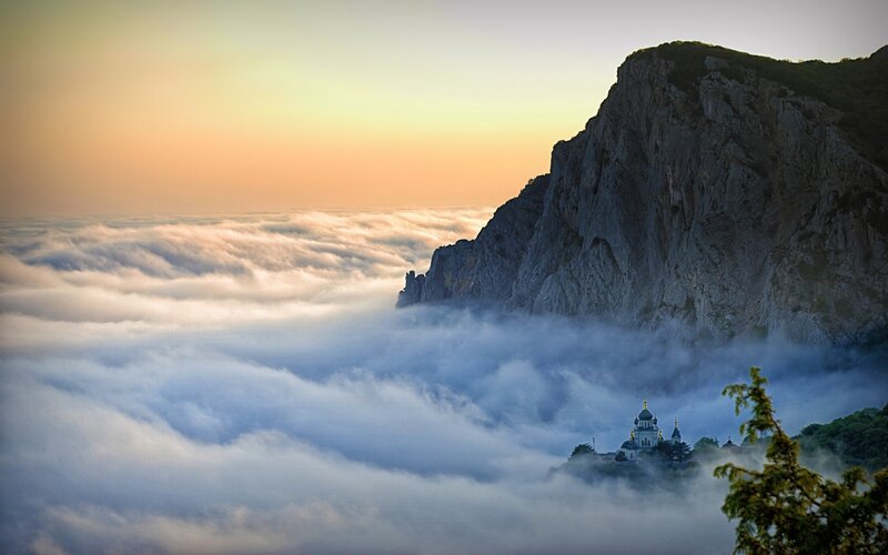 Monastery Above Clouds