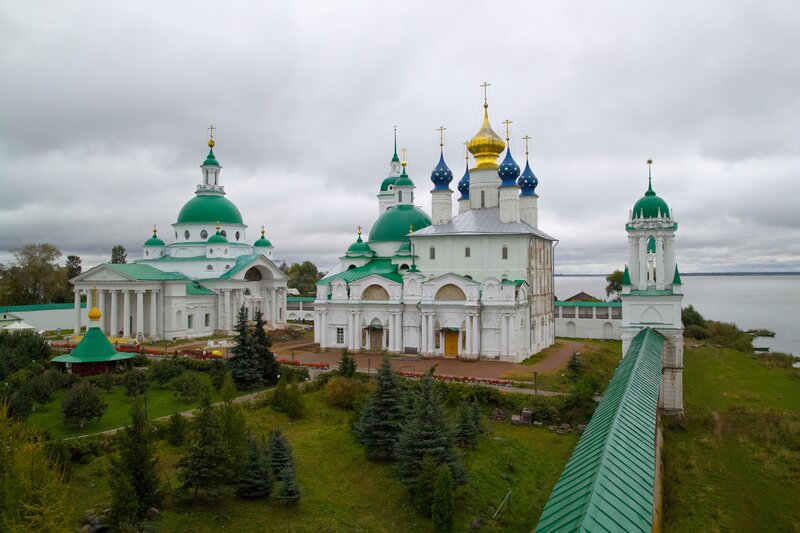 Monastery by the lake