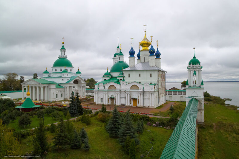 Monastery by the water