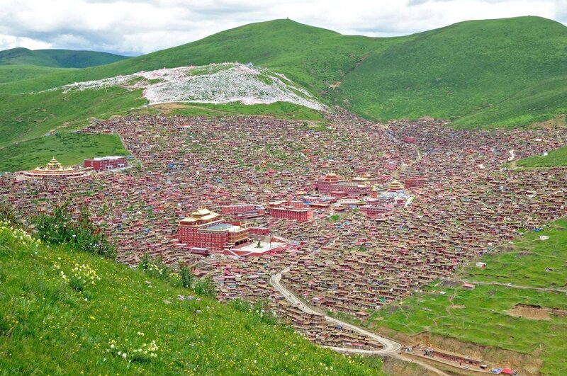 Monastery Complex on Hillside