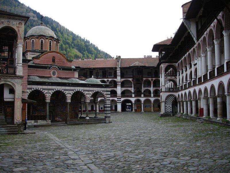 Monastery Courtyard