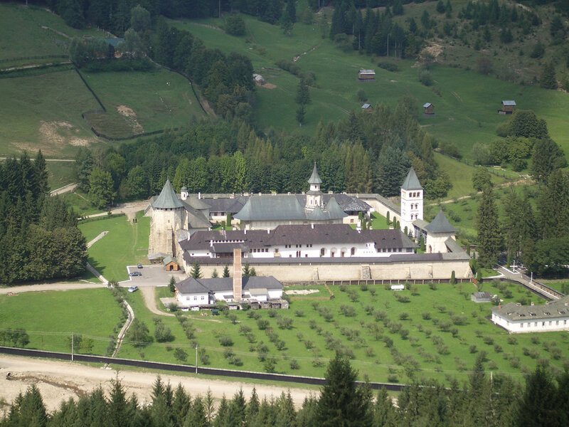 Monastery in Valley — Green, Serene
