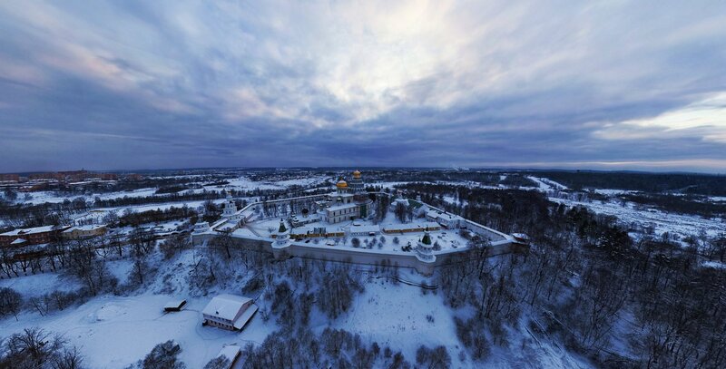 Monastery in Winter