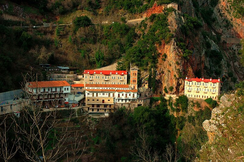 Monastery on a Cliff — Brown, Serene