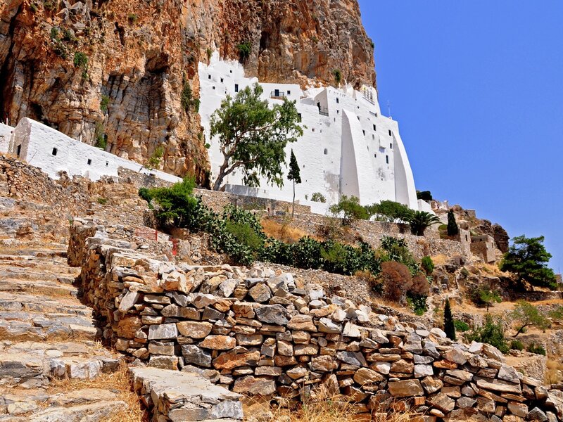 Monastery on a cliffside