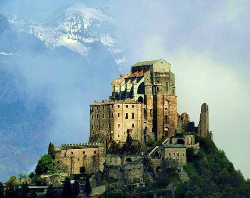 Monastery on a mountain peak