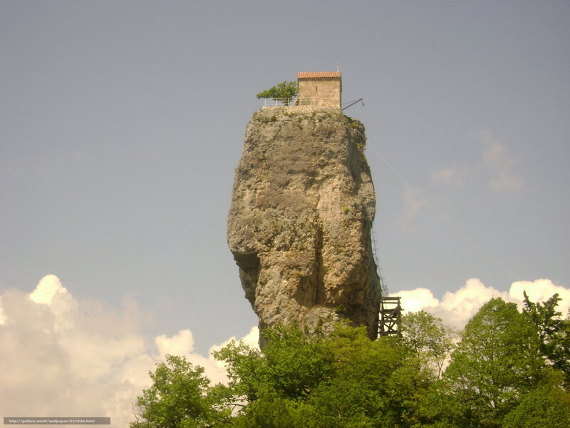Monastery on a rock formation