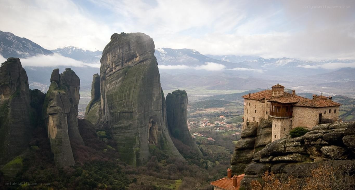 Monastery on a rock pillar