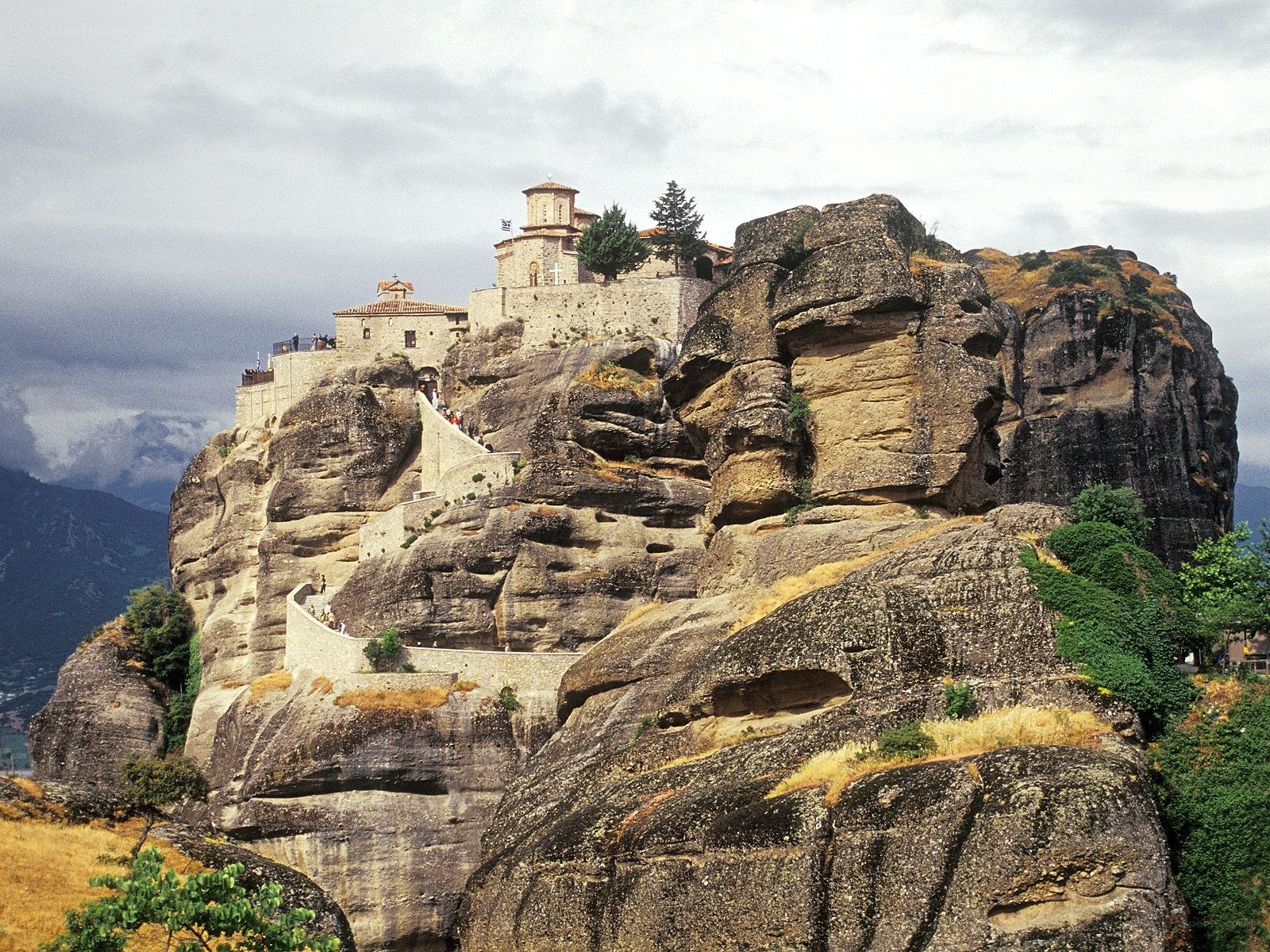 Monastery on a rock pillar