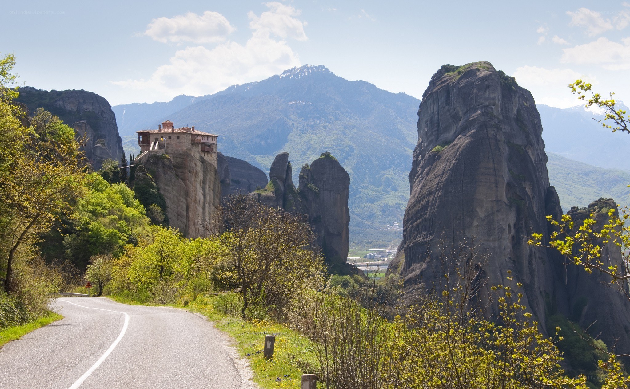 Monastery on a rock pillar