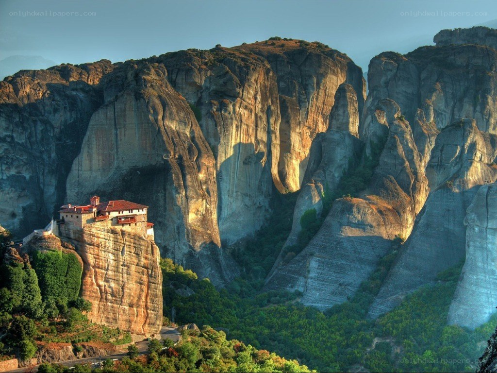 Monastery on a rock pillar