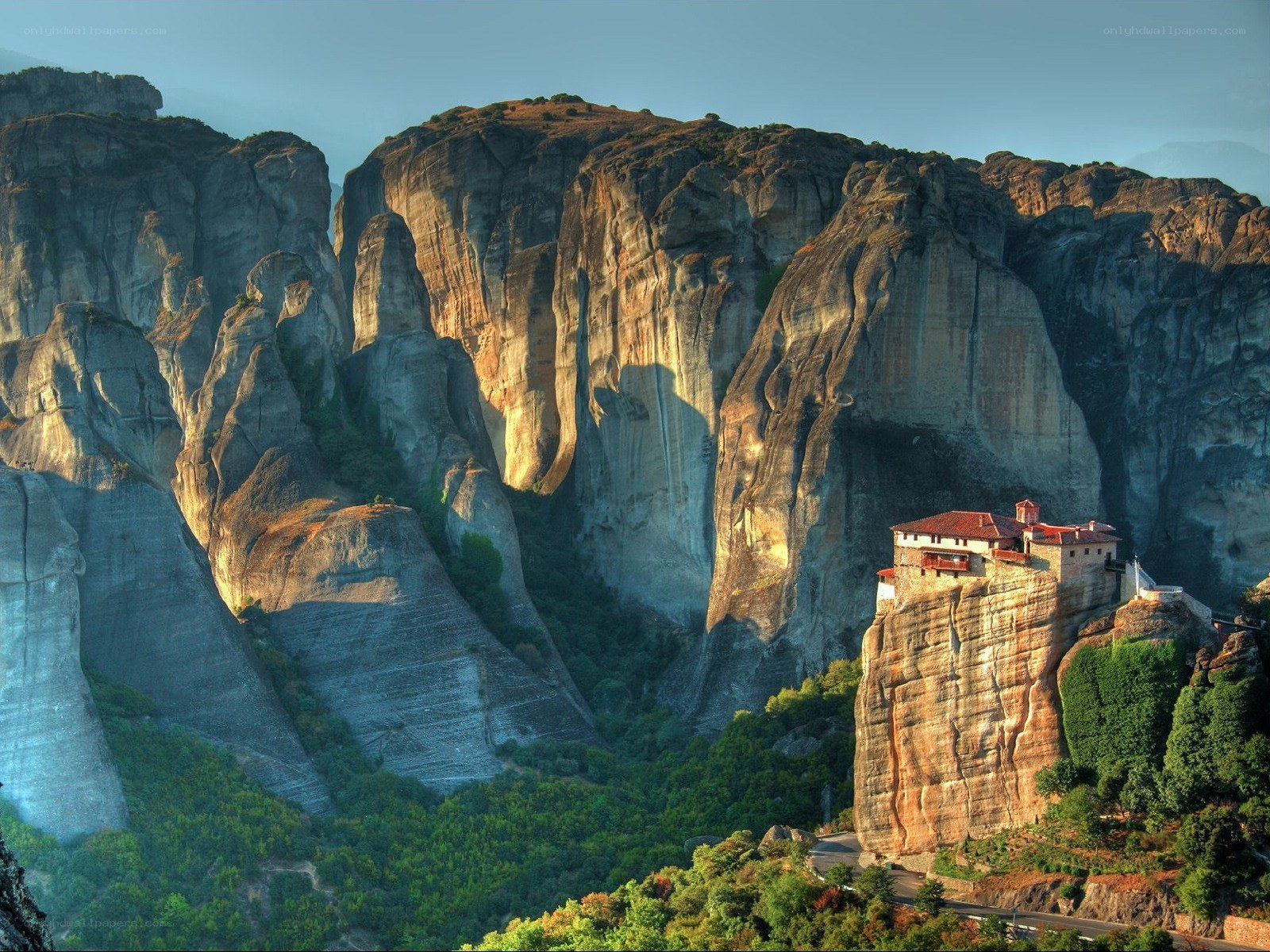 Monastery on a rock pillar
