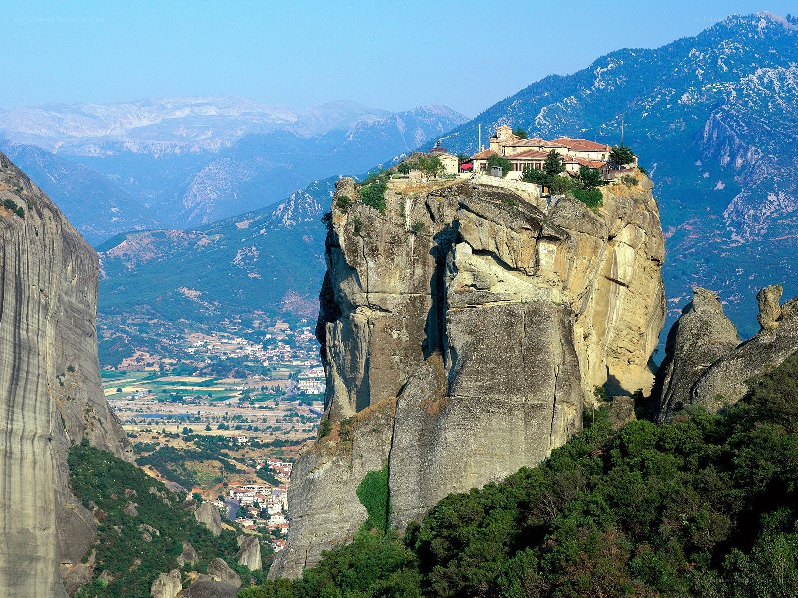 Monastery on a rock pillar