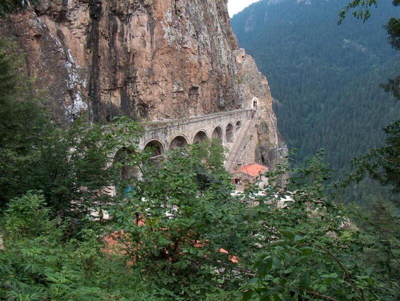 Monastery on Cliffside