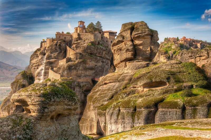 Monastery on Rock Pillars
