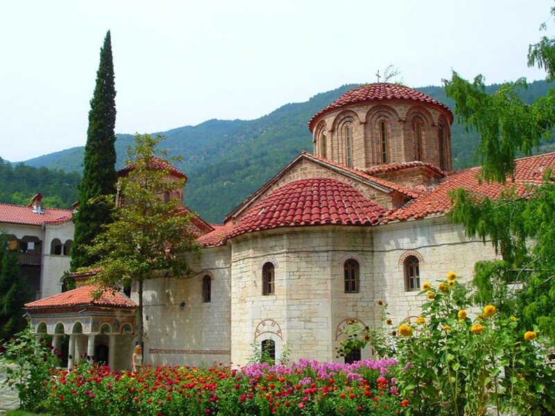 Monastery with Red Roofs