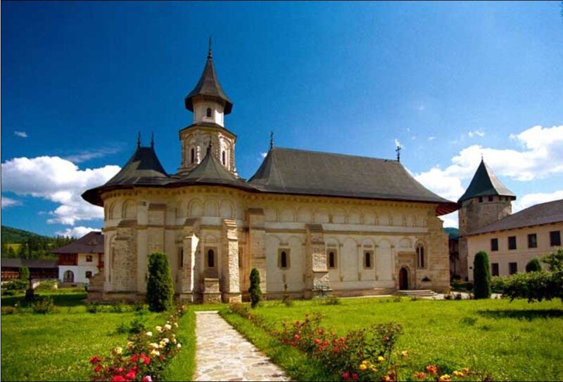 Monastery with Stone Path