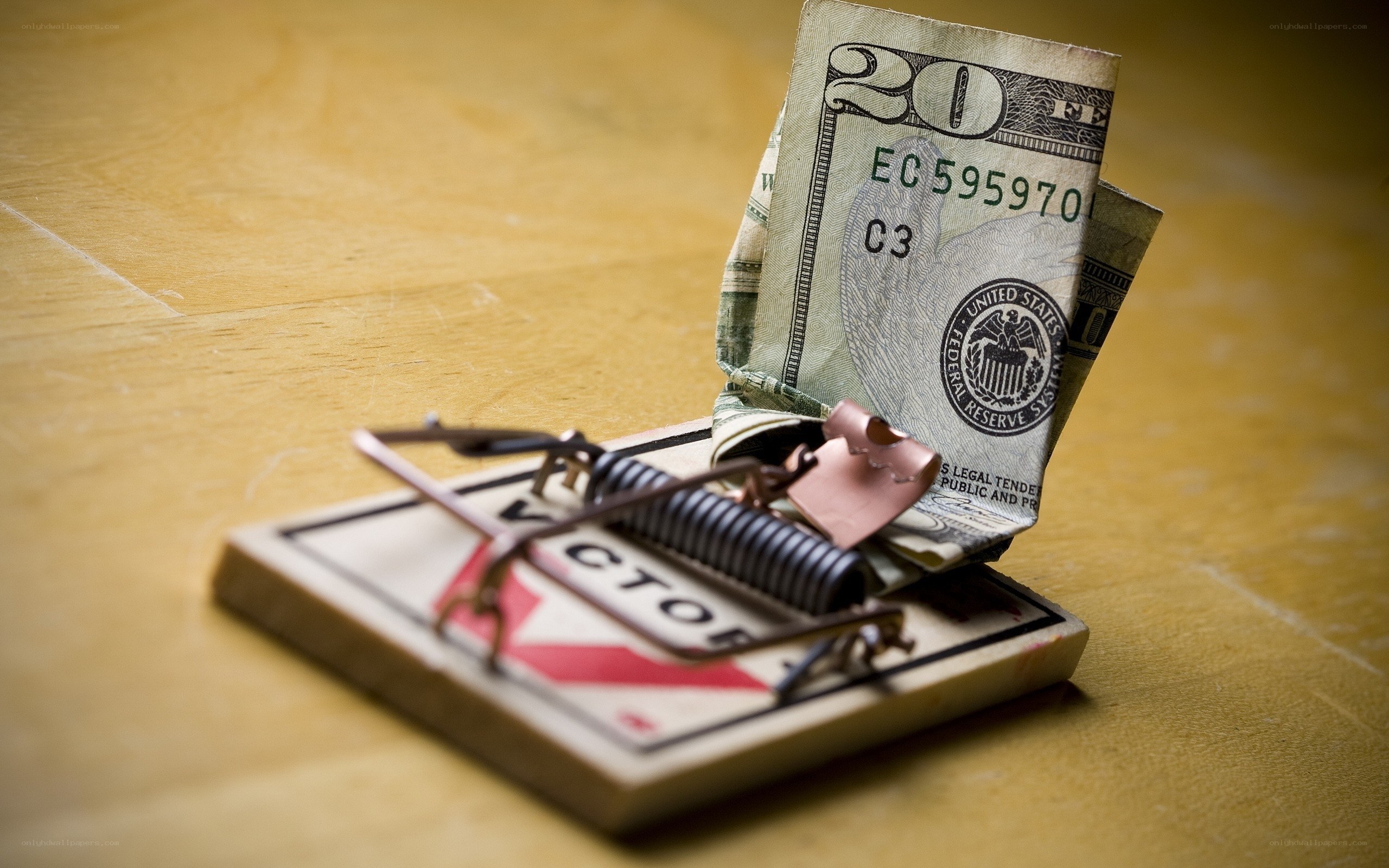 money in a mousetrap
