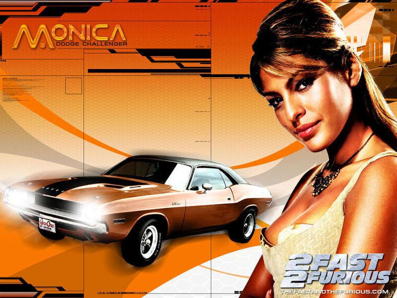 Monica and the Dodge Challenger