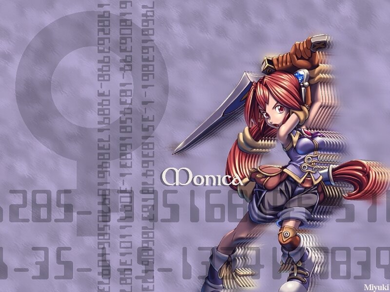 Monica character art