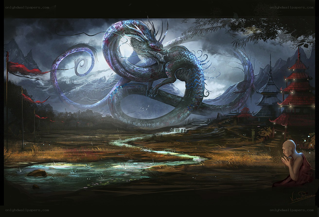 Monk and the storm dragon