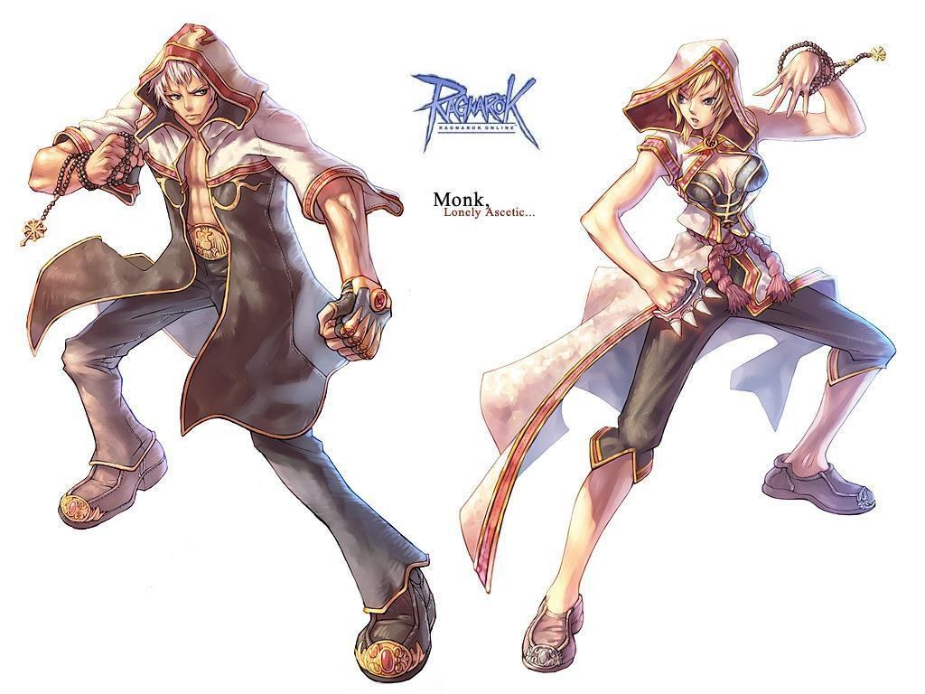 Monk characters from Ragnarok Online