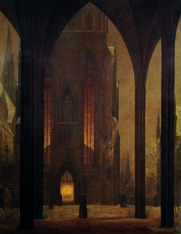 Monk in Cathedral