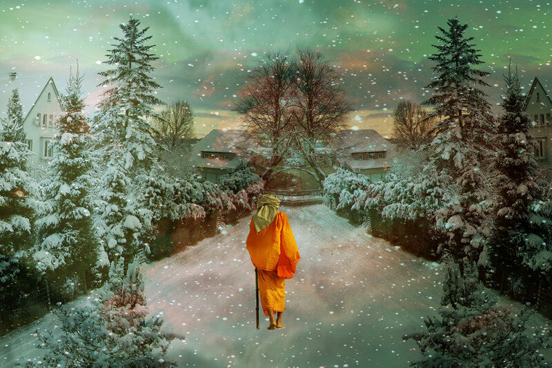 Monk in Orange Robe
