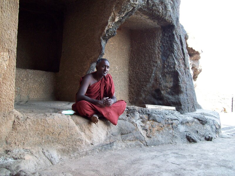 Monk in Red Robes