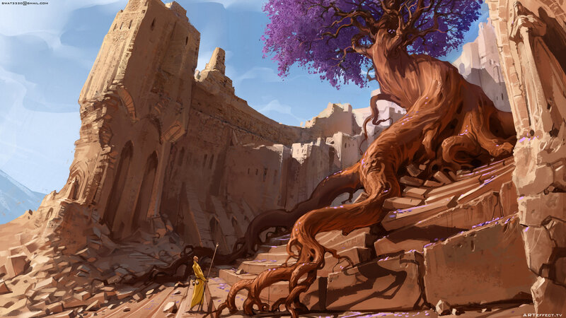 Monk in Ruins