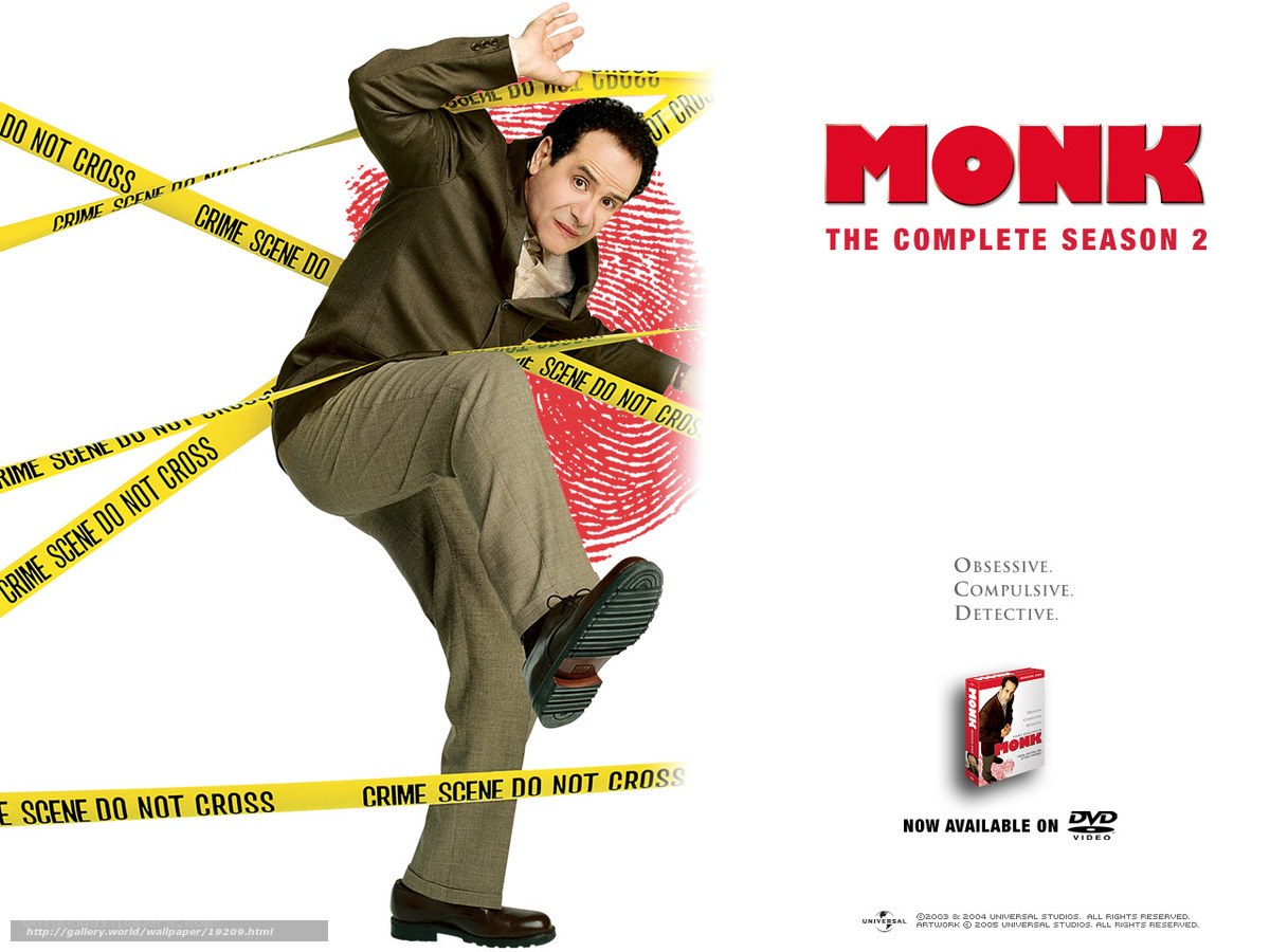 Monk Season 2 DVD cover