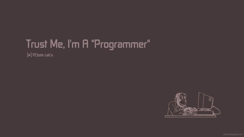 Monkey at Computer — Brown