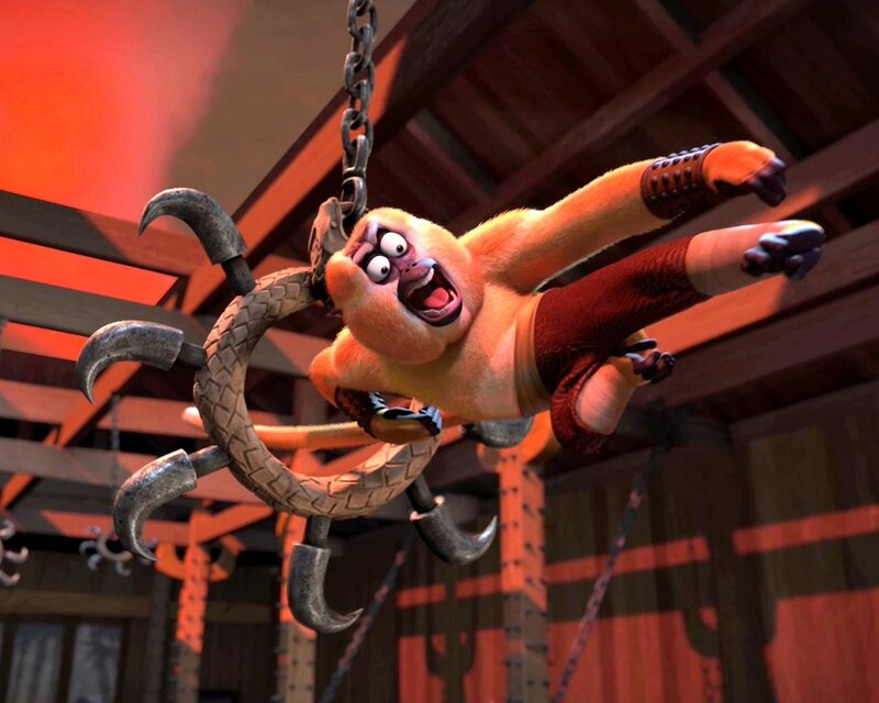Monkey character in peril