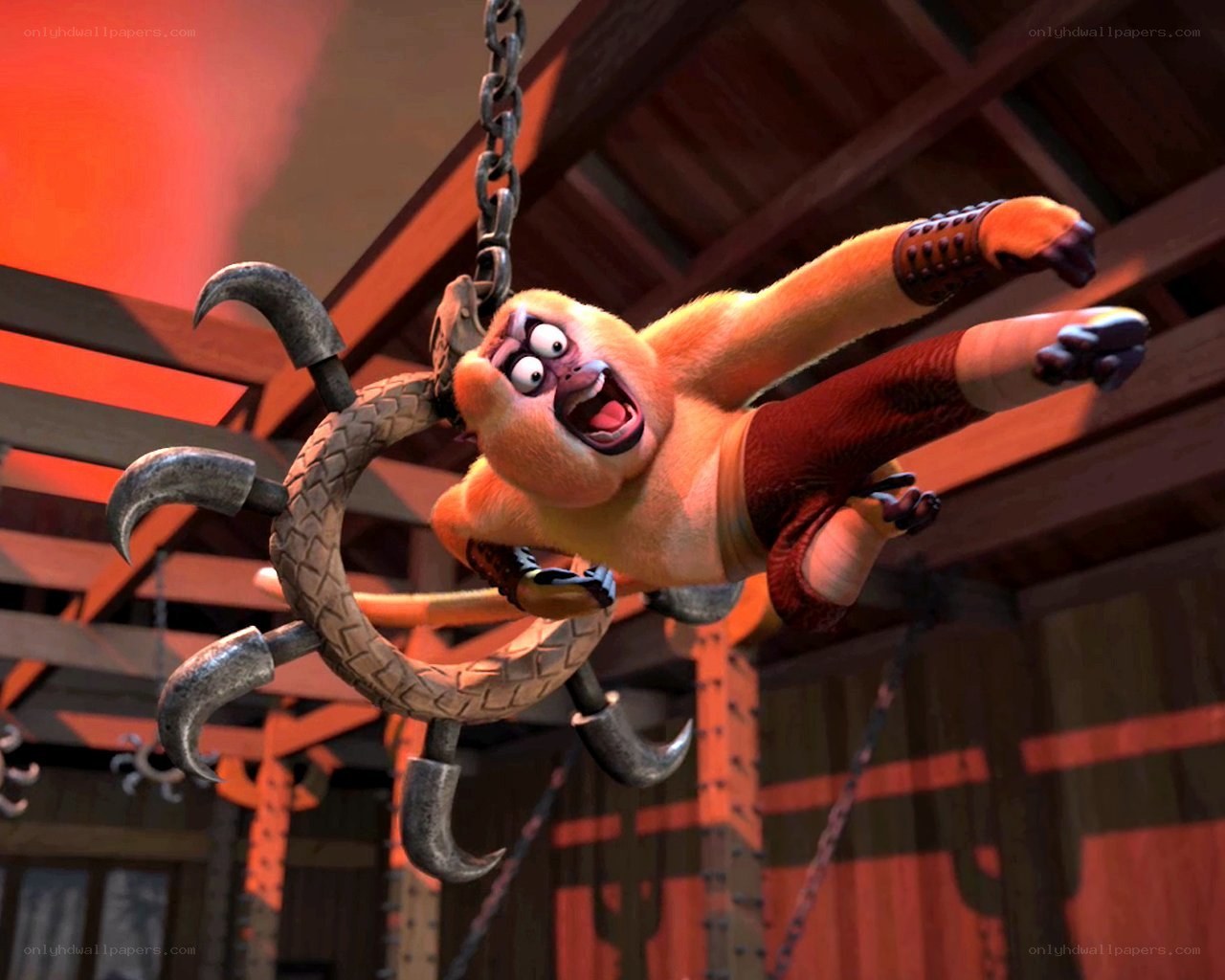Monkey character in peril