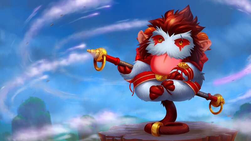 Monkey Character with Staff