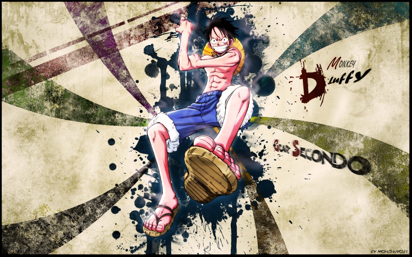 Monkey D. Luffy action pose