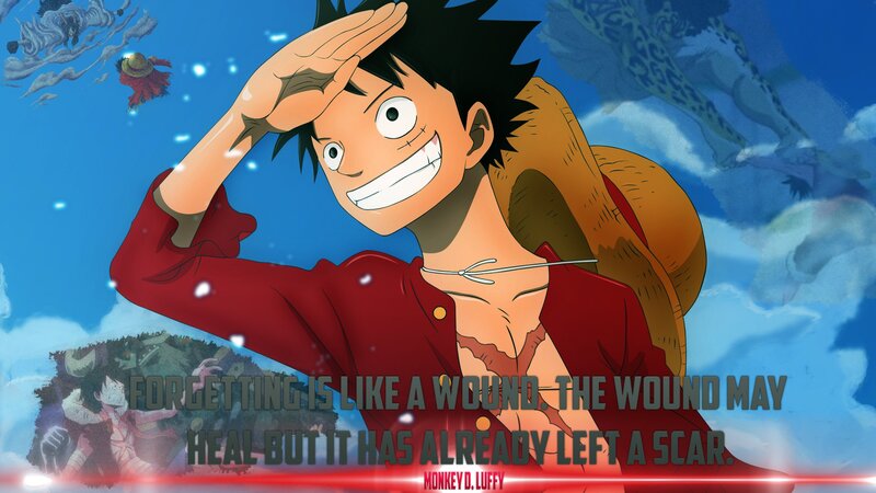 Monkey D. Luffy — Blue, Adventurous